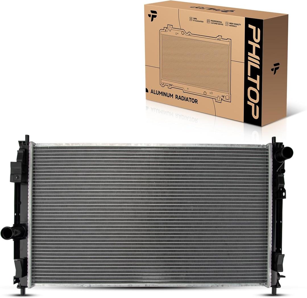PHILTOP CU2951 Engine Coolant Aluminum Radiator for 2007-2016 Patriot, Compass(w/o Off Road Package) 2008-2014 Avenger 2011-2014 200 2007-2012 Caliber 2007-2010 Sebring