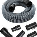 1-7/8-inch Shop Vacuum Hose for Ridgid Wet/dry Vac Replaceable Parts #WS17823A,10 Feet Long (Black)