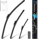 Quiet-Drive Pack of 3 Wiper Blades 26"+18"+11"