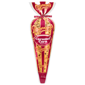 Popcornopolis® Caramel Corn Indulgent Popcorn Cone, 7 oz 03/09/2026