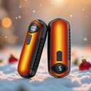 Hand Warmers Rechargeable 2 Pack, Electric Hand Warmer, 2-Second to 131F with 5 Heat Levels, USB-C Portable Pocket Heater Handwarmers, UL Certified for Camping, Hunting, Gifts for Women Men