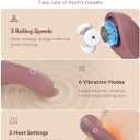 Momcozy Rolling Lactation Massager with Heat, 3-in-1 Real-Like Massage for Relieve Clogged Ducts, Breast Massager Warming for Breastfeeding, Improve Milk Flow, Dusty Rose