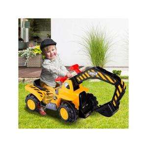 TY342975 Outdoor Kids Ride On Construction Excavator with Safety Helmet