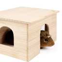 Niteangel Wood House with Window, Chinchilla and Guinea Pigs Hut Hideout