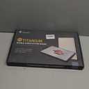 Titanium Cutting Boards for Kitchen Non Toxic Chopping Board with Handle Large Big Small Kitchen Meat Butcher Block 2 in 1 Pure Titanium and Wheat Straw PP Not Wood Bamboo Plastic Teak Grey/Beige