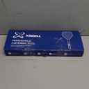 XINDELL 29-inch Windshield Cleaner Tool  Car Interior Window Cleaning Kit with Extended Long Handle & 4 Microfiber Pads, Auto Wiper Windshield Brush for Car, Trucks, SUVs, RVs & Home