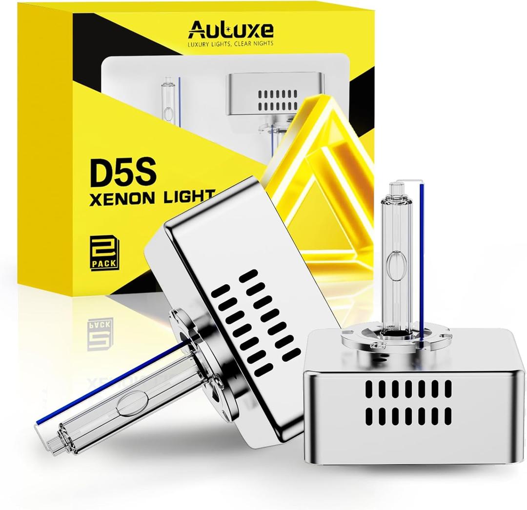 Fit for Chevrolet 2016-2018 Chevy Silverado 1500 LT LTZ LS WT 2018-2021 Equinox 2018 2019 2020 2021 GMC Terrain Xenon HID Light, D5S HID Headlight Bulbs, High Low Beam, 8000K Ice Blue White, Pack of 2