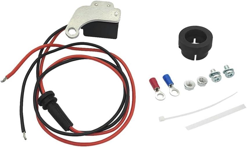 Ignition Module, 1281 Electronic Ignition Conversion Kit Fits for Ford Mercury Lincoln 8 Cylinder 1957-1974