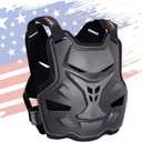 StarknightMT Motorcycle Chest Armor Lightweight Adult Men Motocross Chest Protector, Adjustable Body Armor Vest for Motocross Riding Road Racing Cycling Skiing Skating Easy-wear Chest Guard