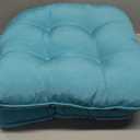 Waterproof Chair Cushions Set of 2 Outdoor,Tufted Thicken Weather and Fade Resistant Kitchen Seat Cushions,Patio Chair Pads for Garden Furniture Sofa Couch (Sky Blue)