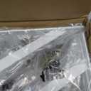 12 Pack L8 x H 6" White Heavy Duty Shelf Brackets with Screws, Metal Shelf Brackets, Shelf Support Angle Brackets for Shelves L Brackets, Heavy Duty Floating Shelf