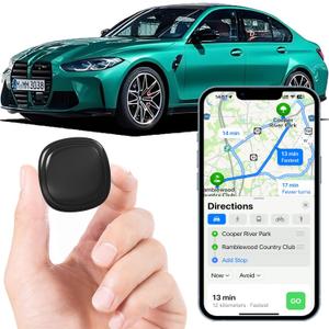 2025 New Model GPS Tracker for Vehicles,Mini Portable Magnetic Car GPS Tracking,Full Global Coverage Location GPS Tracker for Kids,Dogs,No Subscription Required/No Monthly Fee/No SIM Card Required
