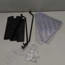 Corner Shower Caddy, 2 Pack Adhesive Bathroom ShelvesAcrylic Shower Shelf Rack, No Drilling Bathroom Organizers and Storage Racks,Black