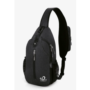 WATERFLY Crossbody Sling Backpack Sling Bag Travel Hiking Chest Bag Daypack