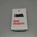 Pet Parents Washable Dog Diapers (3pack) + Extendrs of Durable Doggie Diapers, Premium Dog Diapers Female & Male (Medium, Black)