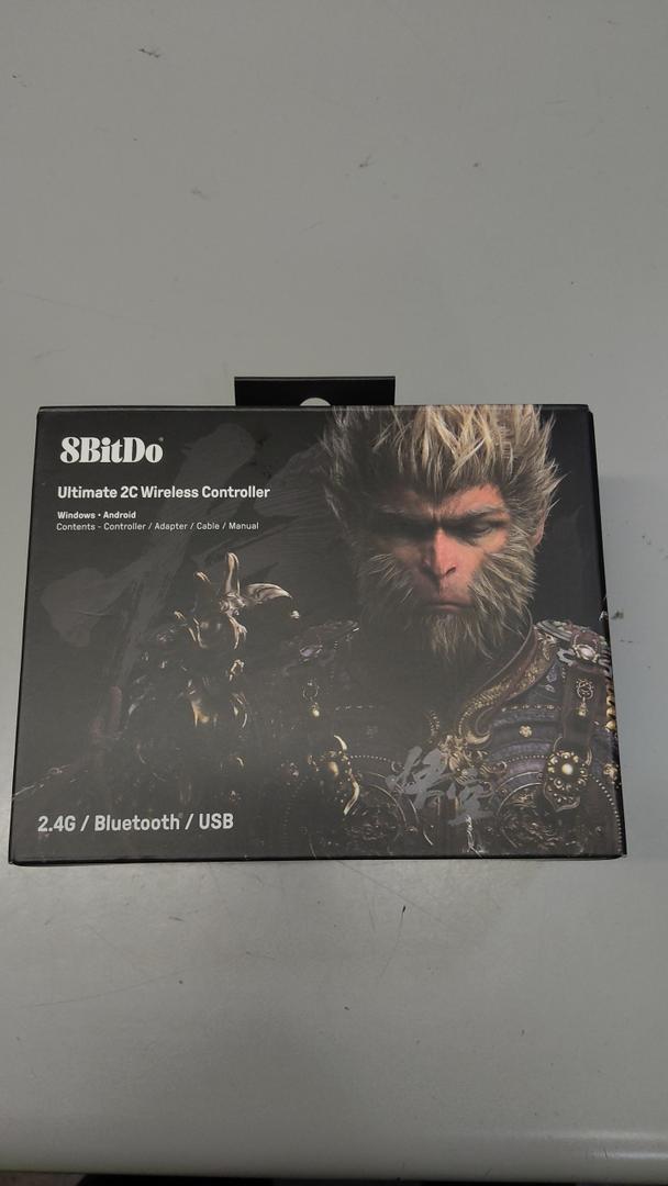8BitDo Ultimate 2C Wireless Controller for Windows PC and Android, with Hall Effect Joysticks and Hall Triggers, 1000Hz Polling Rate, and Remappable L4/R4 Bumpers - Black Myth: Wukong