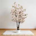 Artificial Cherry Blossoms Tree Bedroom Trees Indoor Faux Cherry Blossom Tree for Christmas New Year Home Decor