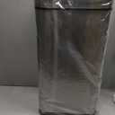 iTouchless 13 Gallon Patented Sensor Trash Can with AC Adapter & Odor Filter, Original Inventor 50L Automatic Kitchen Garbage Bin, Fingerprint-Proof Stainless Steel, Pet-Proof Lock, Soft-Close, Silver