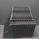 2-Step Modular Dog Ramp - Portable Non-Slip Stairs for Small Dogs with High Support, 9.5" D Lightweight Plastic Pet Steps Fits Staircase Indoor, Ideal for Elderly Injured Pets, Pack Of 13