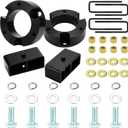 Full Lift Kits For Tacoma 2005-2023, 3"F+2"R Leveling Lift Kits Compatible with Toyota Tacoma 2WD 4WD, Full Suspension Lift Kits Include 3in Front Strut Spacer and 2in Rear Lift Blocks with U Bolts