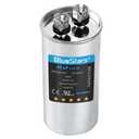 [UL Certified] BlueStars 30 uF MFD ± 5% 370 VAC or 440 Volt 50/60 Hz Multi-Purpose Motor Run Round Capacitor - Compatible for Air Conditioner or Heat Pump Condenser