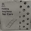 Portable Dog Ramp for Car Foldable Dog Car Ramp for Truck, SUV, High Bed & Sofa with Anti-Slip Feet & Traction Carpet Small to Large Breeds (71" Long & 17" Wide)