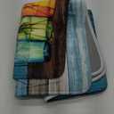 Daisy Dish Drying Mat for Kitchen Counter 18x24 Inch Rustic Vintage Flower Vases Drying Mats Microfiber Absorbent Dishes Drainer Mats Farmhouse Floral Wooden Board Dish Rack Pad