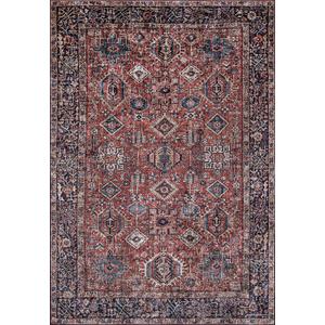 Momeni Karachi Area Rug, 2' X 3', Rust, Traditional Area Rug Collection Adds Timeless Integrity to Interior Floors with an Array Of Ancient Patterns