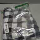 Womens Pajama Pants Comfy Plaid Lounge Pants Casual Stretch Sleepwear Bottoms with Pockets (Black)