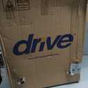 Drive Medical TR39E-SV Lightweight Folding Transport Wheelchair with Swing-Away Footrest, Silver