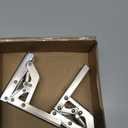 90-Degree Folding Door/Shelf Hinge, Hidden Bracket, Table Holder, Furniture (2-Piece) (Long strip (2 sets))