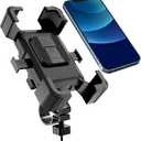 Bike Phone Mount Holder, Motorcycle Phone Mount, 3rd-Gen Anti Vibration for Scooter, E-Bicycle, Durable Phone Holder Handlebar[1s Release] Suitable for Smartphones 4.7-7.1",