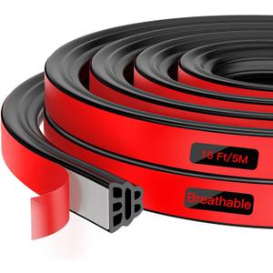 Truck Tonneau Cover Seal - Durable Rubber Tailgate Seal | Waterproof, Windproof & Noise-Reducing Trim | Ideal for Car, RV & Truck Canopy | Replacement(16 FT/5 Meters)