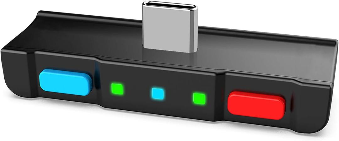 HomeSpot Bluetooth Audio Adapter with USB-C, Built-in mic, for Nintendo Switch, PS4, PS5, PC, Supports Headphones mic, aptX Low Latency, Dual Headphones, in-Game Voice Chat