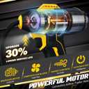 Tire Inflator Cordless for Dewalt MAX 20V Battery [Tool Only], 160PSI Portable Air Inflator with Pressure Gauge, Auto-Shut Off & Fast Inflation, Auto Air Pump for Car, Motorcycle, Bike, Ball
