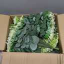 ASTRYAS 300Pcs 3 Kinds Mixed Eucalyptus Leaves Stems, Babys Breath Artificial Flowers Bulk with Faux Eucalyptus Leaves Greenery Stems for Wedding DIY Bouquets Floral Arrangement Home Decor