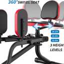 2-in-1 Hip Abductor and Adductor Machine, Inner and Outer Thigh Exercise Equipment, Leg Workout Machine for Home Gym