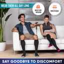 Compression Socks for Women & Men (20-30 mmHg) Support for Flying and Travel, Nurses, Sports and Everyday Wear, Small