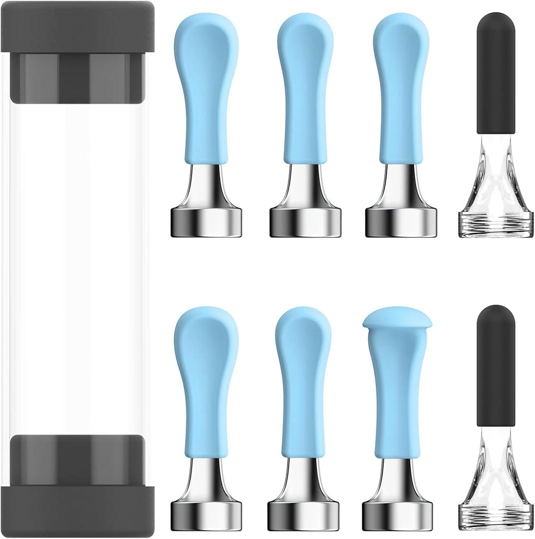 Premium Silicone Ear Cleaning Tips  8-Piece Replacement Set for Bebird Ear Endoscopes | Spiral, Scoop & Brush Attachments with Travel Case