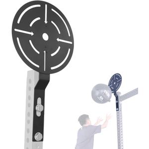 AHTAPFON Wall Ball Target for Rack Mounted with Extension,Medicine Ball Target for Power Rack Attachments,Home Gym Exercise Ball Squash Fitness for Enhance Explosive Power (0.7/18mm Hole)