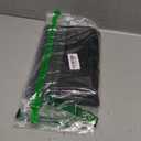 Mini Fridge Silicone Mat 19.7x19.7 Inch - Flexible Silicone Drip Tray & Floor Protection for Mini Fridge, Coffee Maker, Water Cooler, Non-Slip, Black