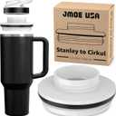 Jmoe USA Tumbler Adapter for Stanley to Cirkul | Use Your Flavor Cartridges with Your Tumbler | BPA Free Plastic, Food Grade Silicone | Fits 40oz & 64 oz Stanley Quencher H2.0 FlowState Tumblers