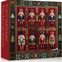Christmas Puzzles 1000 Pieces, Christmas Nutcrackers Jigsaw Puzzle, Xmas Winter Holiday Puzzle Challenge for Adults