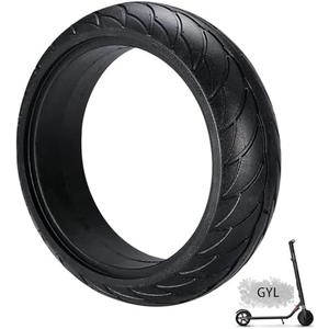 GYL Solid Tires 8 Inch Front Rear Solid Tire Replacement for Ninebot ES1 ES2 ES3 ES4 Electric Scooter Wheel Replacement
