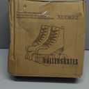 Gets Roller Skates for Women Men 4 Wheels Light Up Indoor Outdoor Roller Skate, High Top PU Leather Beginner Double Row Unisex Roller Skates for Kid Girls, W 6.5, M 5.5 (Pink Flash)