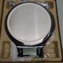 Amazon Basics Digital Kitchen Scale with LCD Display, Batteries Included, Weighs up to 11 pounds, Black and Stainless Steel