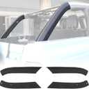 Roll Bar Cover for Bronco 4 Door Accessories 2021 2022 2023, Protection of The D-Pillar in All Directions from Scratches(4 Pieces Set)