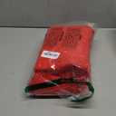 OLANLY Red Round Rugs for Bedroom - Machine Washable, 4 ft Circle Area Rugs for Living Room, Soft and Fluffy Shaggy Carpet for Teen Girls and Boys, Nursery Rooms, Dorms, Home Decor Aesthetic