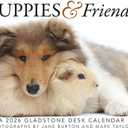 Gladstone Media, Puppies & Friends 2026 Desk Calendar
