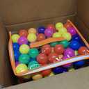 Vanland Ball Pit Balls for Baby and Toddler Phthalate Free BPA Free Crush Proof Plastic - Multicolored Pit Balls in Reusable Play Toys for Kids with Storage Bag (Bright Colors)